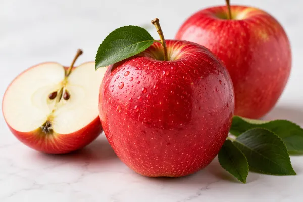 What Happens If You Eat an Apple — food photography for nutrition education