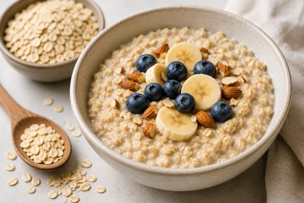 What Happens If You Eat Oatmeal — food photography for nutrition education