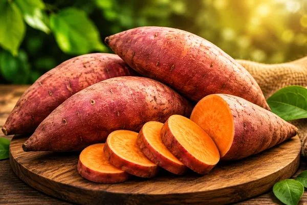 What Happens If You Eat a Sweet Potato — food photography for nutrition education